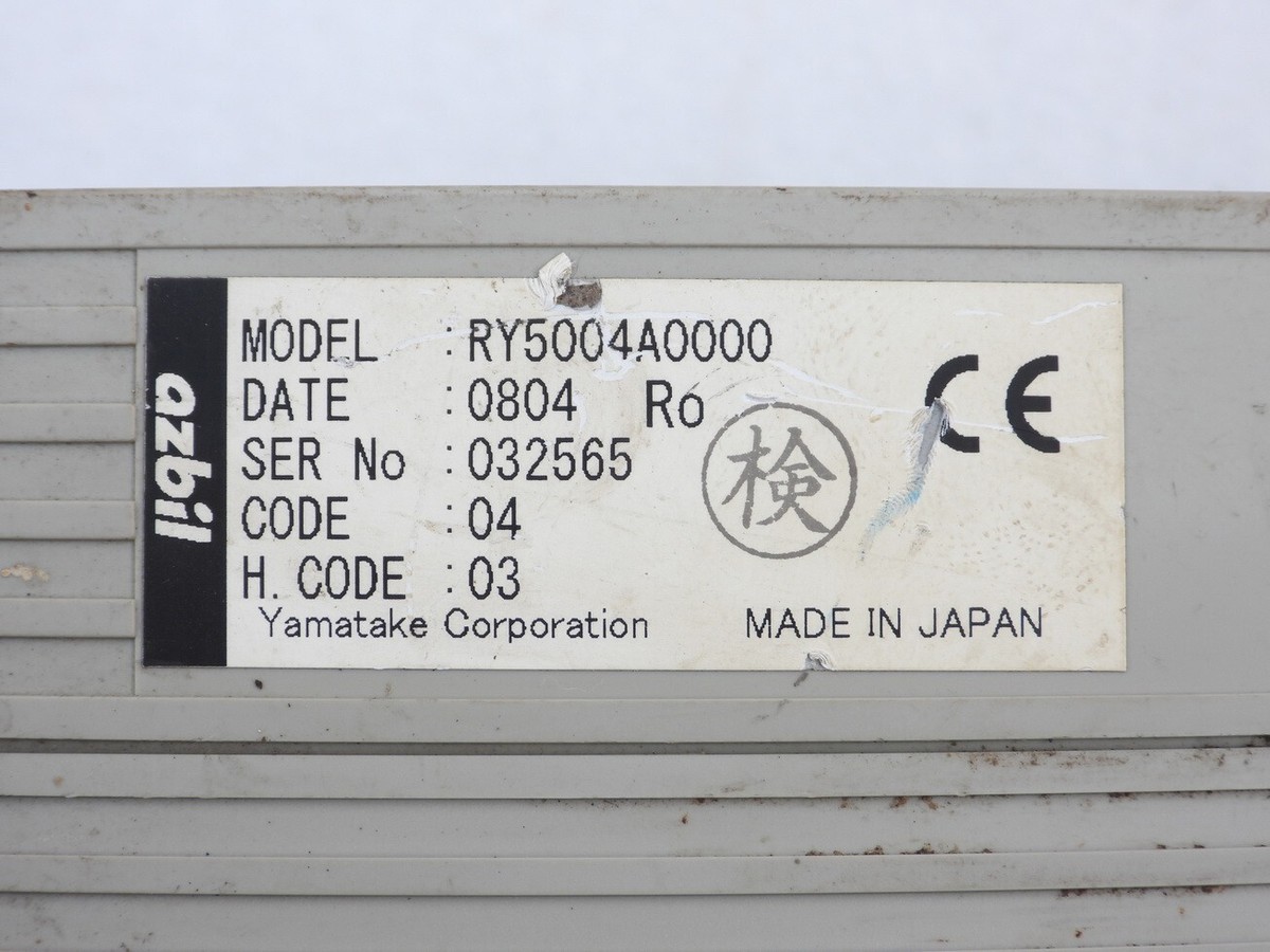 YAMATAKE CORPORATION AZBIL MODEL INFILEX GC WY5111 RY5004A RY5016D