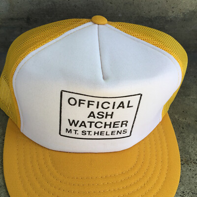 Vintage Mt. St Helen's Mountain Official Ash Watcher Snapback Hat