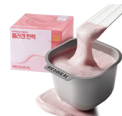 MEDIHEAL Derma Modeling Pack Collagen Face Icy Jelly Mask Pack Home Spa Kit