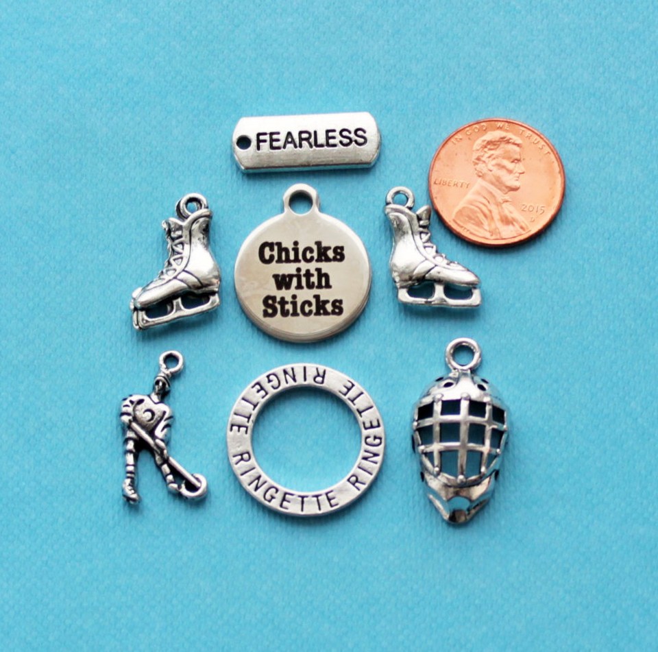 ringette-charm-collection-antique-silver-tone-7-different-charms