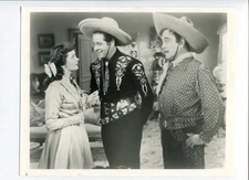 Cisco Kid 8x10-B&W Still-Duncan Renaldo-Leo Carrillo-Jane Adams