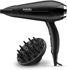 BaByliss D572DE Asciugacapelli Turbo Smooth 2200W, Funzione Ionica Anti-Crespo E