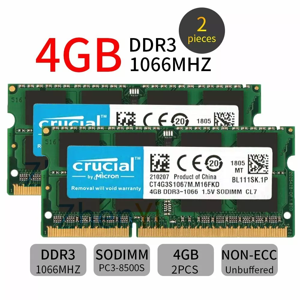 Ram ddr3 1066 best sale 4gb