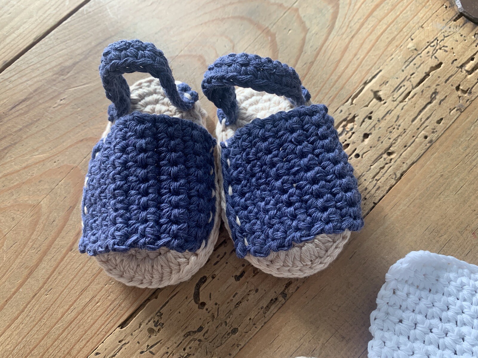 Patucos Bebe Recién Talla 0/3 Meses Zapato Alpargata Menorquina Artesanal