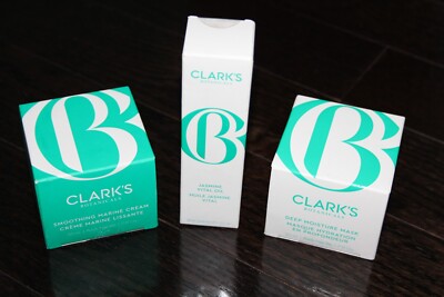 Clark's Botanicals Smoothing Marine Cream, Deep Moisture Mask, JASMINE VITAL OIL
