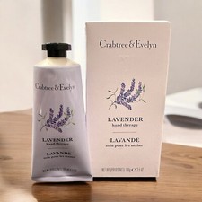 Image of Crabtree & Evelyn Lavender Hand Therapy Cream 100g New & Sealed