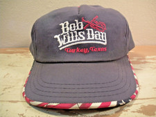 BOB WILLS DAY TURKEY TEXAS Snapback Truckers Cap Hat Made in USA Flag Bill Under