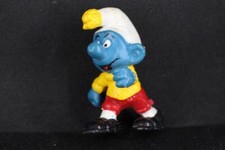 VINTAGE Smurf WALKING  PVC Figure 1978 PEYO HONG KONG SCHLEICH