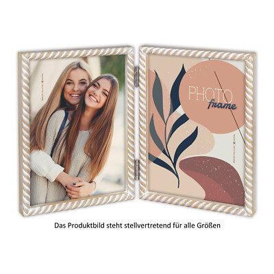 ZEP Bilderrahmen Lisse 2Q 10x15 cm, 13x18 cm, 15x20 cm, Doppelrahmen, Holz