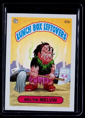 SSFC Lunch Box Leftovers 93b Meltin Melvin Toxic Avenger CHASE FOIL GPK Parody