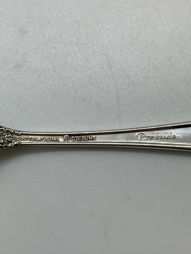 1939 Prelude International Sterling Silver Demitasse Spoons Set of 8 Antique Lot - Picture 6 of 7