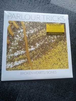 PARLOUR TRICKS - Broken Hearts/Bones LP WHITE VINYL.. NEW AND SEALED 