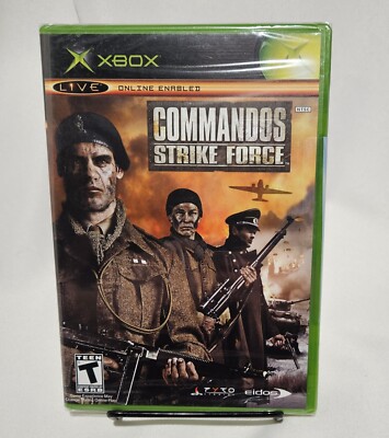Commandos Strike Force Microsoft Xbox Original New Factory Sealed Read Descrip