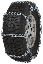 Quality Chain 2437hh Non-cam 8mm Link Tire Chains Snow Traction Suv Lt Truck