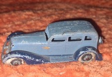 Rare Antique Tootsietoy 1933 Graham Sedan Blue