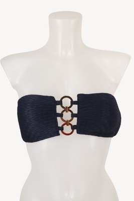 Michael Kors Damen Bademode Gr. 34 (XS) Blau Top Bikini-Oberteil Sommer