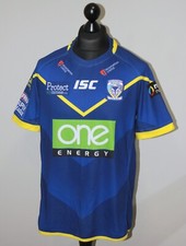 Warrington Wolves rugby shirt jersey ISC Size M