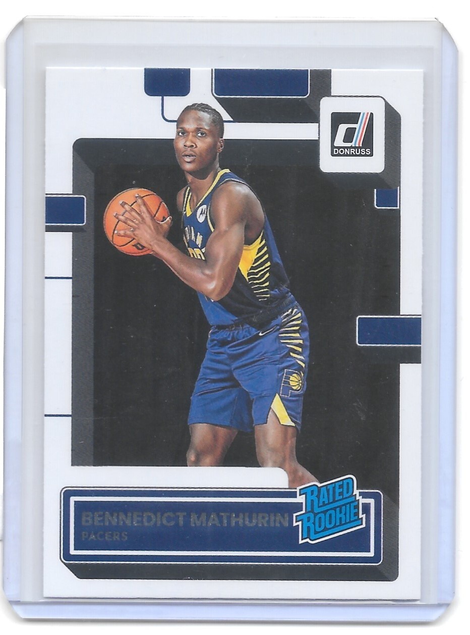Bennedict Mathurin 2022-23 Panini Donruss Rated Rookie RC #206 Indiana Pacers