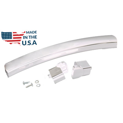 Part Fits WB15X10276CM Microwave Door Handle Kit (White) Replaces WB15X10276 WB0