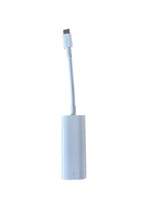 Apple Thunderbolt 3 (USB-C) to Thunderbolt 2 Adapter Used White