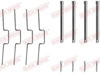 Quick Brake ZubehöRsatz Scheibenbremsbelag 109-1176 FüR Landrover Defender Wagon