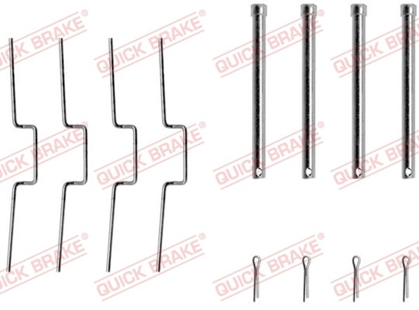Quick Brake ZubehöRsatz Scheibenbremsbelag 109-1176 FüR Landrover Defender Wagon-image