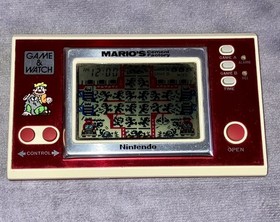 Nintendo Game and Watch Mario's Cement Factory ML-102 1983 Tested W/ Batteries