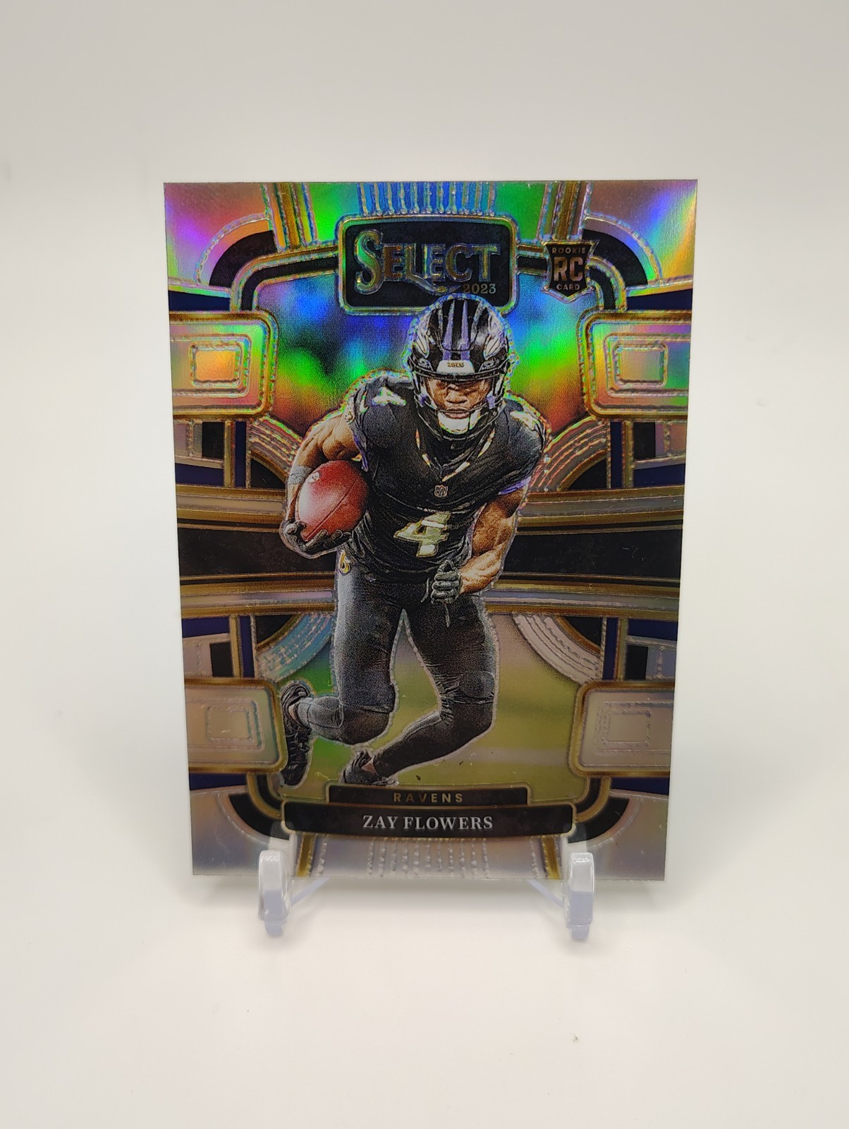 2023 Panini Select Concourse Zay Flowers Rookie #8 Silver Prizm