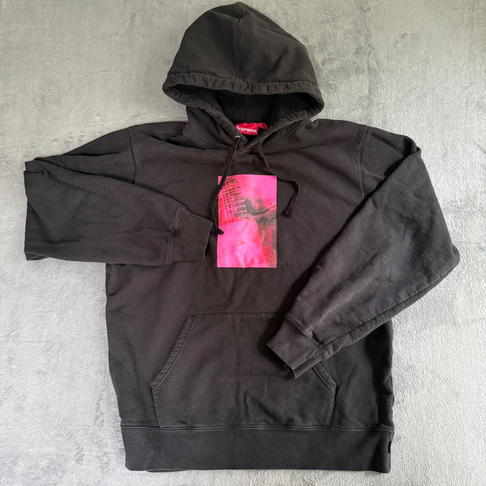 Supreme My Bloody Valentine Loveless Hoodie Black XL Mens Graphic Pullover