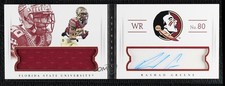 2015 Panini National Treasures College Signatures 28/99 Rashad Greene Auto 11nq