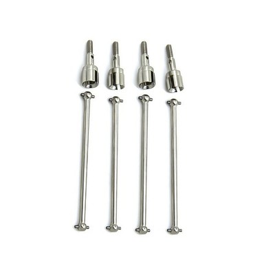 4x Dog Bones Drive Shafts Wheel Axle For HSP 1/10 RC Truck 94111 94108 94170 F