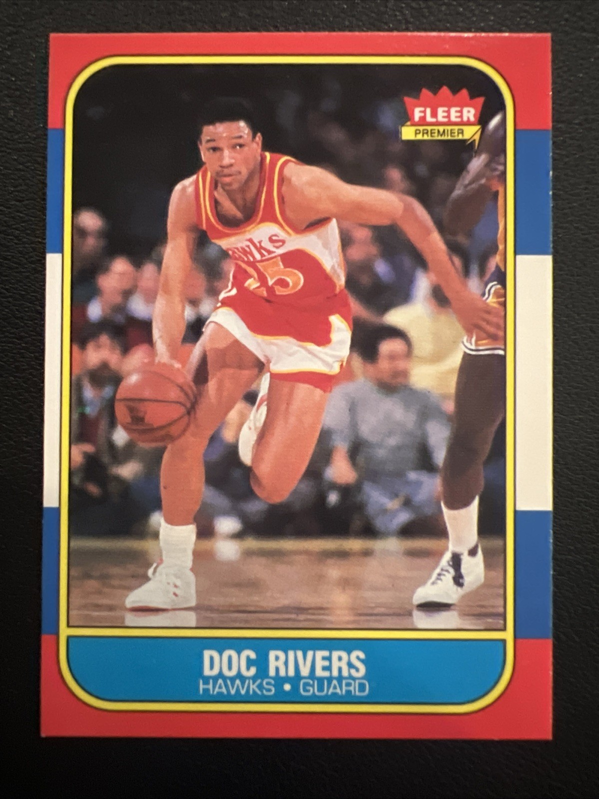 1986 Fleer Basketball #91 Doc Rivers EX W/ Awesome Corners!