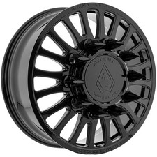 Arene Af103 Shoreline Dually 24x8.25 8x200 Gloss Black-front Wheel Rim 24 Inch Arene Af103 Shoreline Dually 24x8.25 8x200 Gloss Black-front Wheel Rim 24 Inch