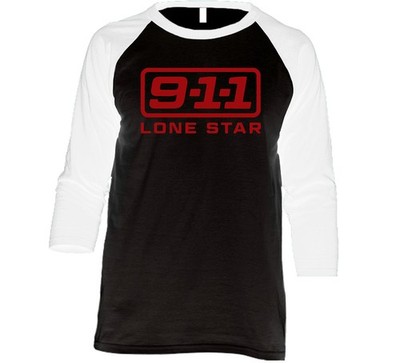 911 Lone Star Tv Show Raglan 3/4 Sleeve