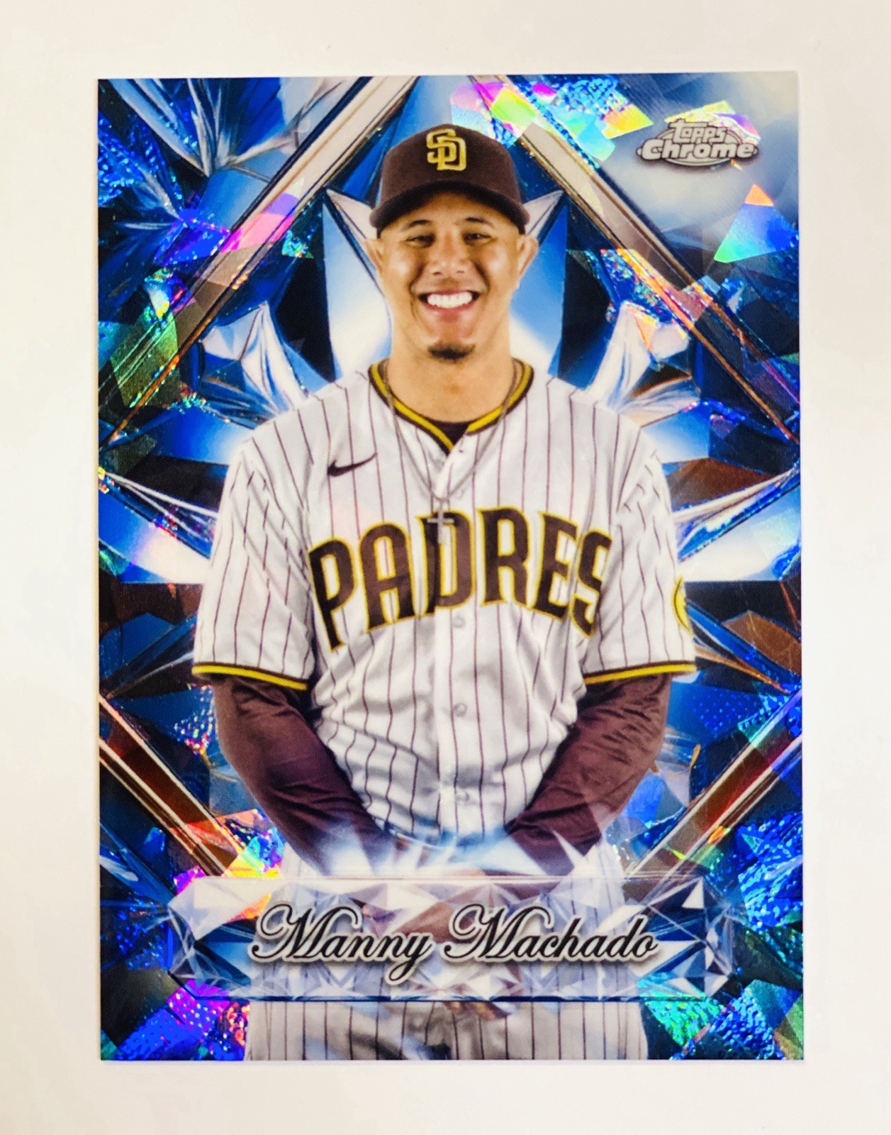 2025 Topps Chrome Sapphire Manny Machado Sapphire Selections SP Padres #SS-8