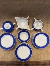 Antique Child's Porcelain tea or dinner set 17 pieces