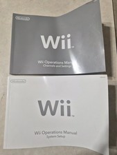 Nintendo Wii Console Operations Manuals  System Set Up Booklets Original OEM