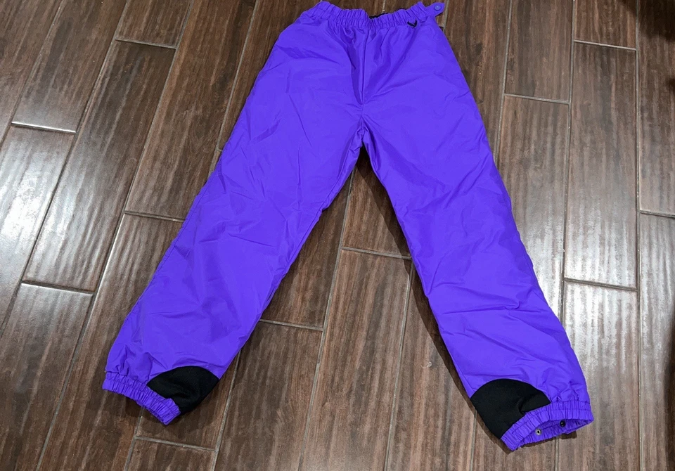 Columbia 女式紫色和黑色雪地滑雪裤中号 — 第 4/4 张图片