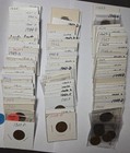 LOT OF APPROX 285+ 1909-1958 1C Mixed Lincoln Wheat Cents Pennies In 2x2 Flips — photo 3