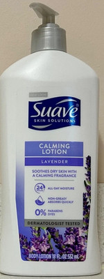 Suave Skin Solutions Softening Lotion CALMING LAVENDER Body Lotion 18 Oz PUMP