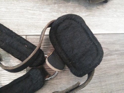 Cestino cane MALINOIS museruola imbottita pelle metallo filo regolabile con imbracatura pelle - Foto 4 di 10