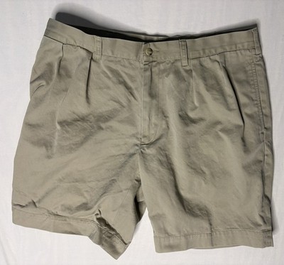 Pilo Ralph Lauren Chino Shorts Men s Size 36 Beige Flat Front Casual Preppy