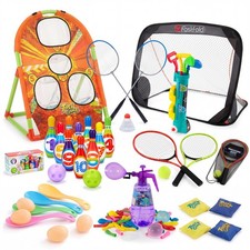 Kids Outdoor Garden Games Pick Your Own Sports Toys Tennis Golf Goal Summer Fun