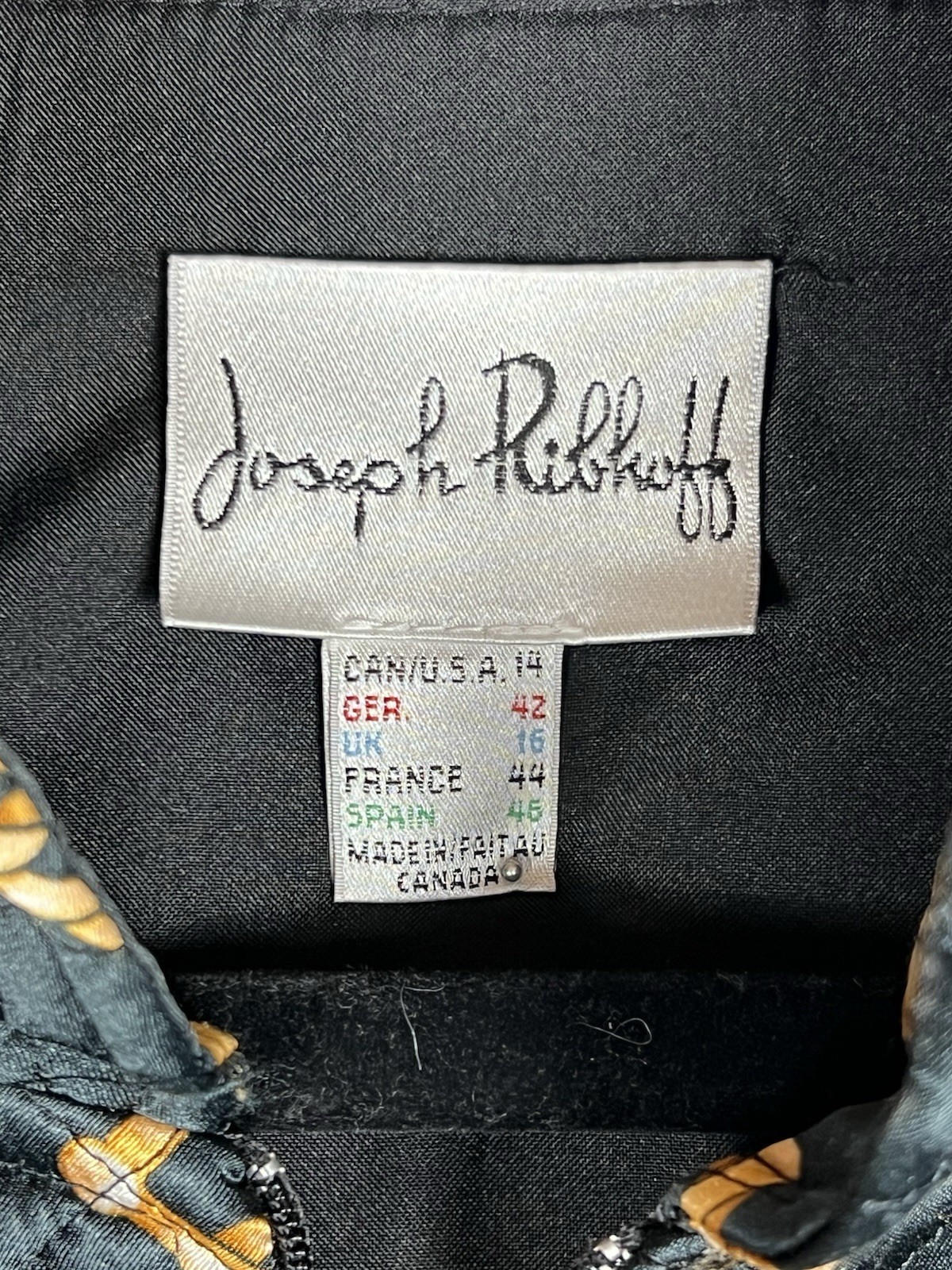 Joseph Ribkoff Elevate Your Style: Black Quilted … - image 5