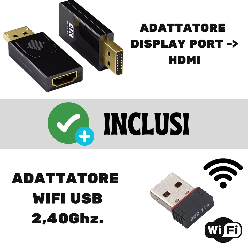 Computer PC HP 405 G4 AMD Ryzen 5 Pro 8GB DDR4 SSD 240GB WiFi Windows 11 PRO - Immagine 4 di 4