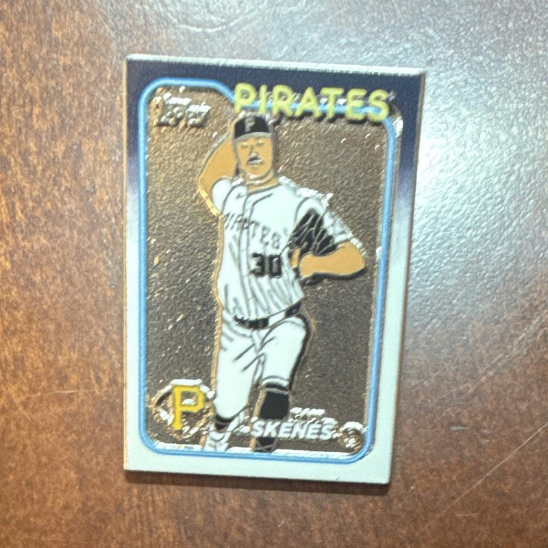 Pittsburgh Pirates Paul Skenes #30 Collectible Pinback Lapel Pin