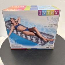 New Vintage Intex The Wet Set Suntanner Lounge 58894 2-PACKPool Float 74" x 28"