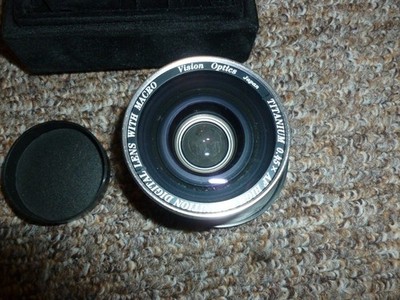 Vision Optics 0,45x High Definition Digital Objektiv mit Makro Titan MIT BOX