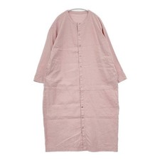 nest Robe/UpcycleLino 01231-1294 Cotton Linen Cocoon dress pink 6-0408M  