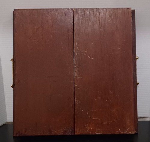 Antique Japanese Chess Set Folding Board Game Case Vtg Asian Chinese. - Picture 9 of 18